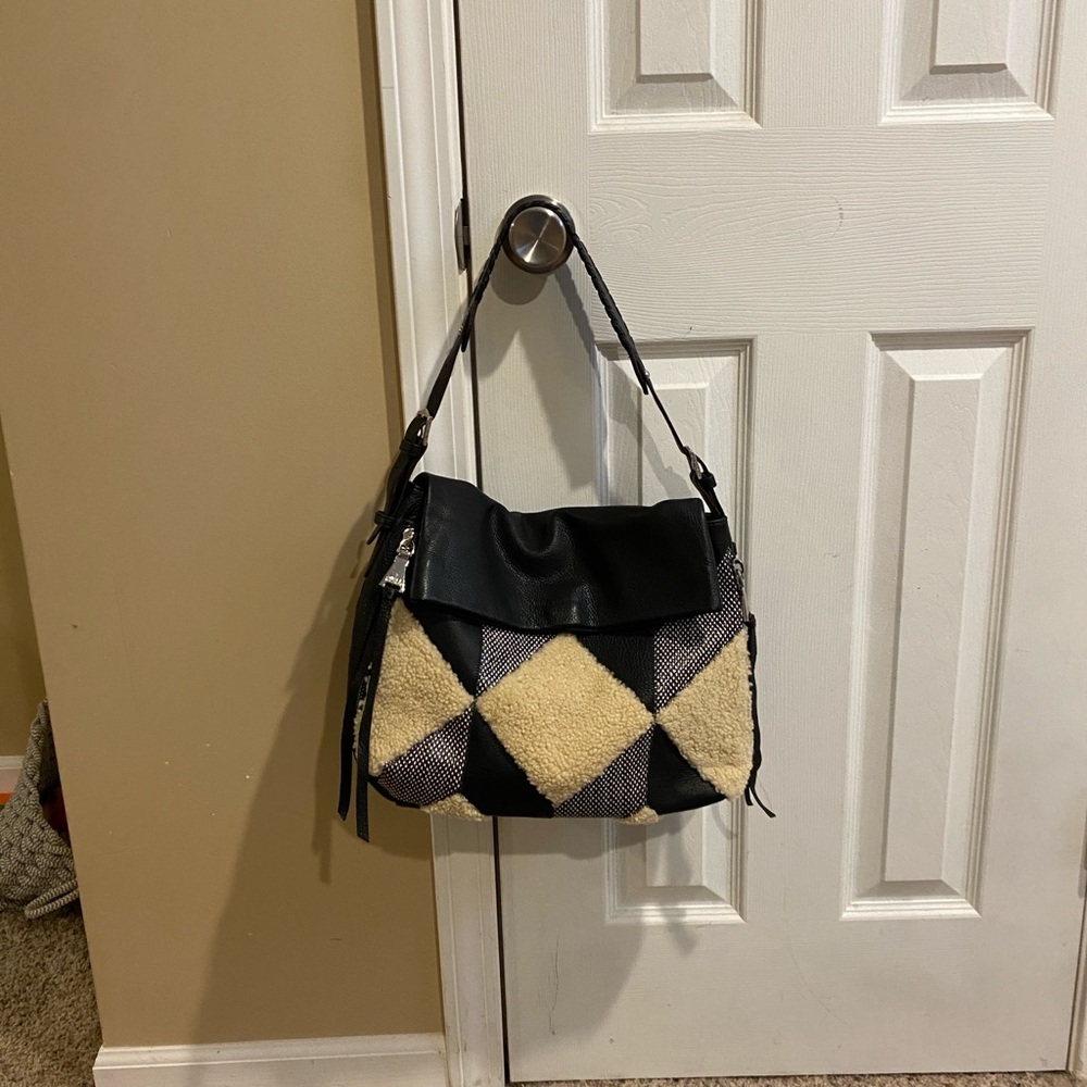 Aimee Kestenberg Bali Leather Shearling Multi Hobo